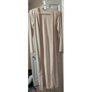 Long cream coloured fashionova duster